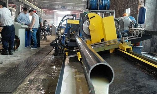 54d05831f412e50dc2e6fa941f56e1b Welded pipe cold cutting saw